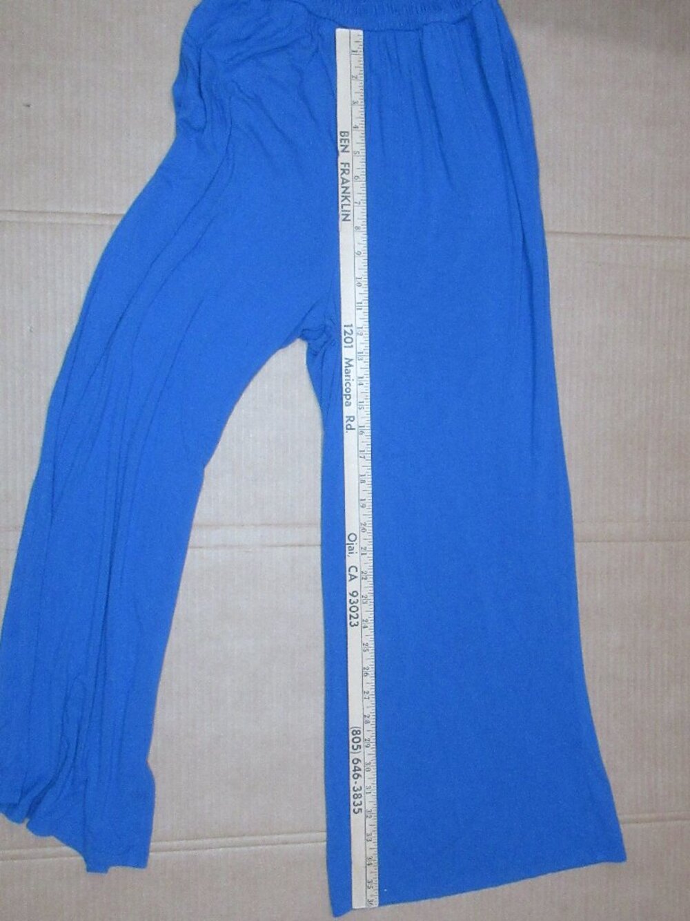 Old Navy Blue Sleeveless V-Neck Smocked Waist Jumpsuit | XS - Picture 10 of 15